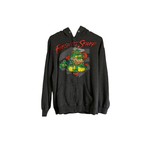 Teenage Mutant Ninja Turtles Full Zip Jacket Size Medium - Picture 1 of 5